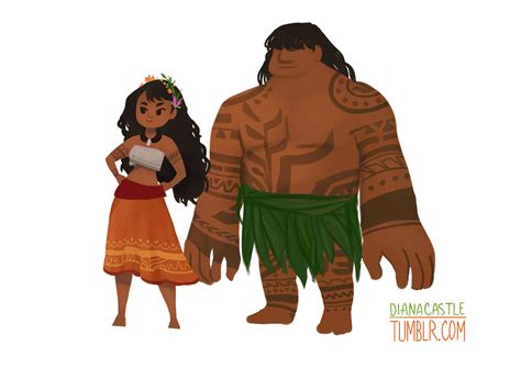 Moana and Maui - Disney's Moana Fan Art (38504023) - Fanpop