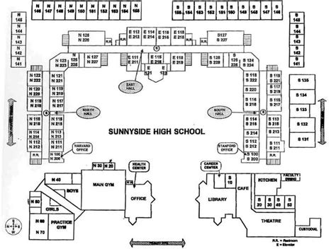 High School Campus Map