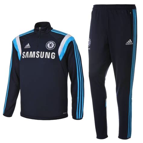 FC Chelsea blue training technical tracksuit 2014/15 - Adidas - SportingPlus - Passion for Sport