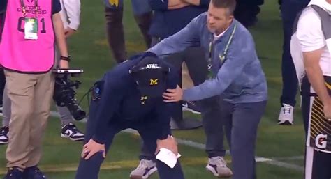 Jim Harbaugh Surprised By Brother John at CFP Title Game