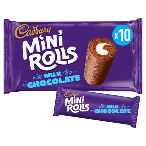 Cadbury Mini Rolls Milk Chocolate 10 Pack, £1.30 at Tesco