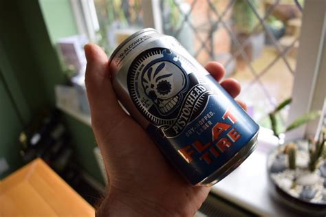 Pistonhead Non-Alcoholic 'Flat Tire' Review - Low-Alcohol (0.5%) Lager