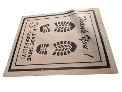 Car Paper Foot Mat at Rs 1.20/piece | Foot Mat in Delhi | ID: 27204826691