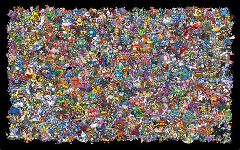 Wallpaper of all 649 Pokémon sprites : r/pokemon