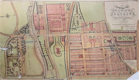 Saltaire in the 1870s. | Saltaire, Local studies, Model village