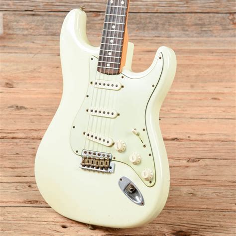 Fender Custom Shop '60 Stratocaster Relic Olympic White 2012 – Chicago Music Exchange