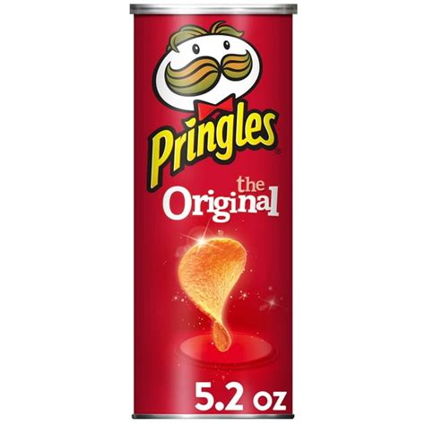 Pringles Potato Crisps Chips, Original Flavored, 5.2 Oz Can - Walmart.com