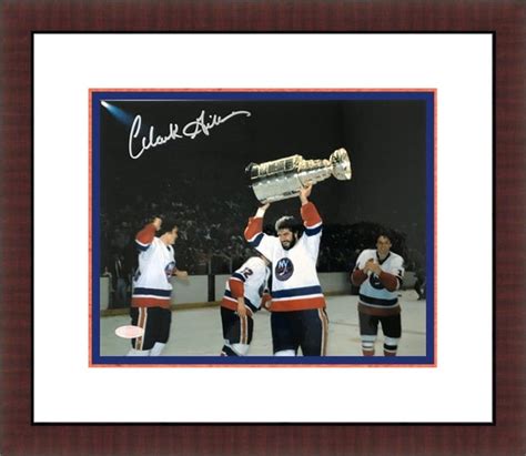 New York Islanders Clark Gillies Stanley Cup Celebration Signed 8" x 10" Photo