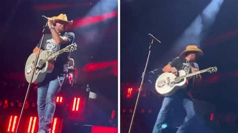 Jason Aldean Runs Off Stage During Connecticut Concert, Latest Heat ...