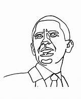 Barack Obama Coloring Pages  Best For Kids sketch template