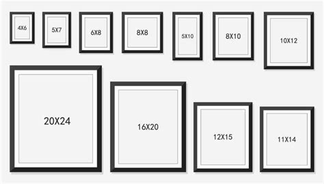 Picture Frame Size Guide • Memory Box