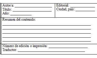 Prepa en línea SEP: Fichas de trabajo y bibliográficas