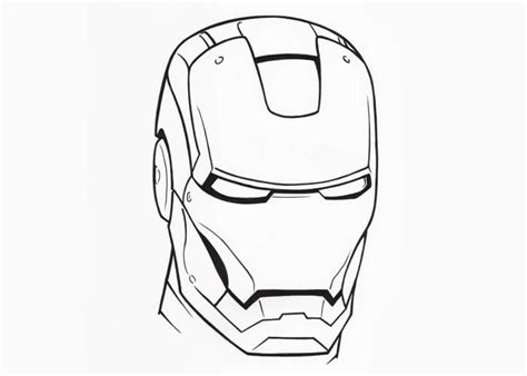 Iron Man Mask Drawing | Free download on ClipArtMag