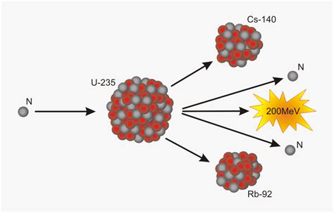 Nuclear Fusion Of Uranium 235 , Transparent Cartoons - Enrico Fermi ...