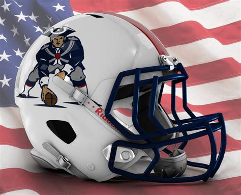 Updated Pat Patriot Helmet Idea : Patriots