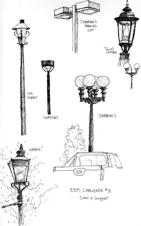 Image result for how to draw street lights | Architecture drawing sketchbooks, Architecture ...