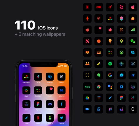 iOS Rainbow Gradient Icon Pack :: Behance