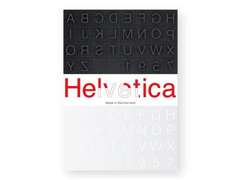 Helvetica font poster by Mitsuru Terasaki on Dribbble