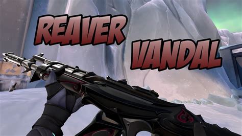 REAVER VANDAL SKIN GAMEPLAY (BLACK) - VALORANT REAVER SKINS - YouTube