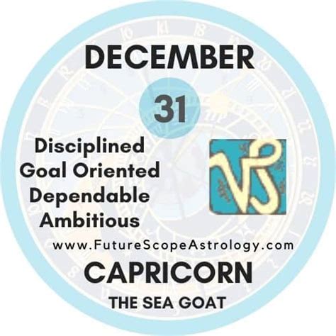 December 31 Zodiac (Capricorn) Birthday Personality, Birthstone ...