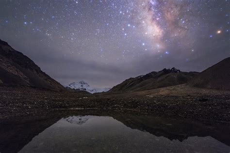 Mount Everest at night Jeff Dai | EarthSky