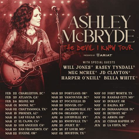 Ashley McBryde Extends 'The Devil I Know Tour' Into 2024 - Pollstar News