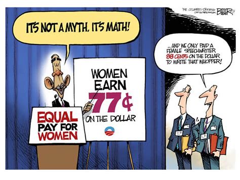 Political cartoon equal pay | The Week