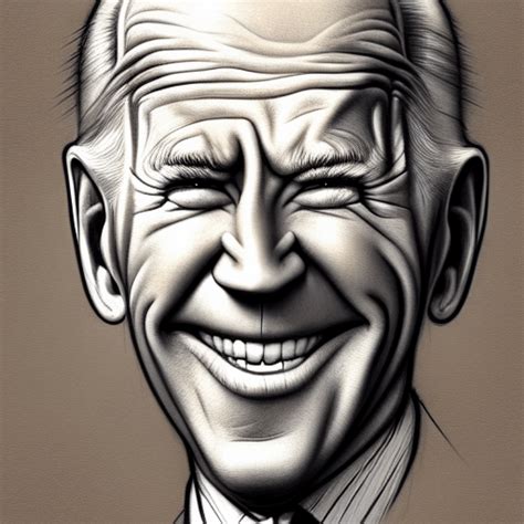 Milt Kahl Pencil Sketch of Joe Biden · Creative Fabrica