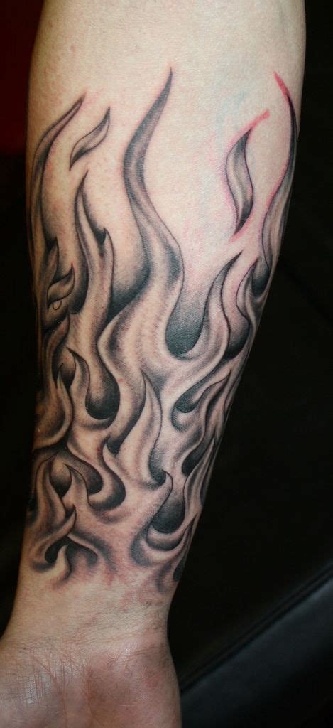 flames and smoke tattoos - whitehorseartdraw