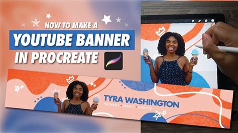 How to Make a YOUTUBE BANNER using Procreate | Step by Step Tutorial ...