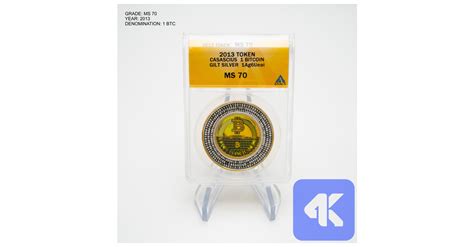 Rare 1 BTC Casascius Coin NFT Sells for 350% Above Peel Value On The 4K ...