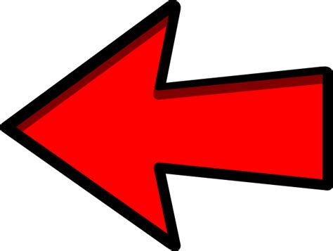 Left Red Arrow Clip Art at Clker.com - vector clip art online, royalty free & public domain