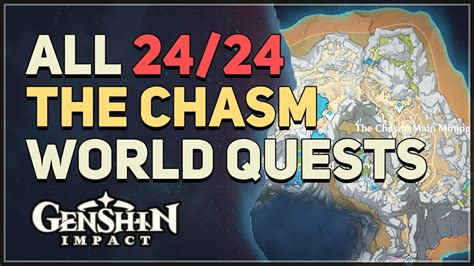 The Chasm All World Quests Guide - Genshin Impact - ARGBGaming