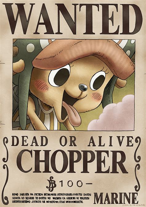 ONE PIECE WANTED: Dead or Alive Poster: Chopper ( Official Licensed ...