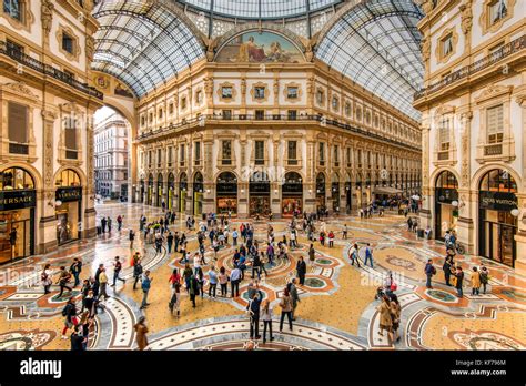 Galleria Vittorio Emanuele II shopping mall, Milan, Lombardy, Italy Stock Photo - Alamy