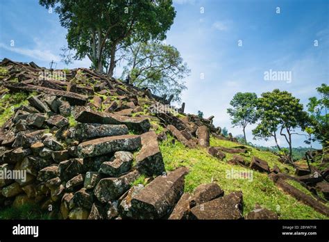 Gunung Padang Megalithic Site in Cianjur, Java island, Indonesia ...