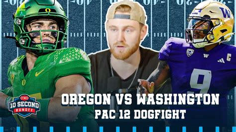 Washington Huskies VS Oregon Ducks | Potential Game CFB Game Of The Year Candidate - YouTube