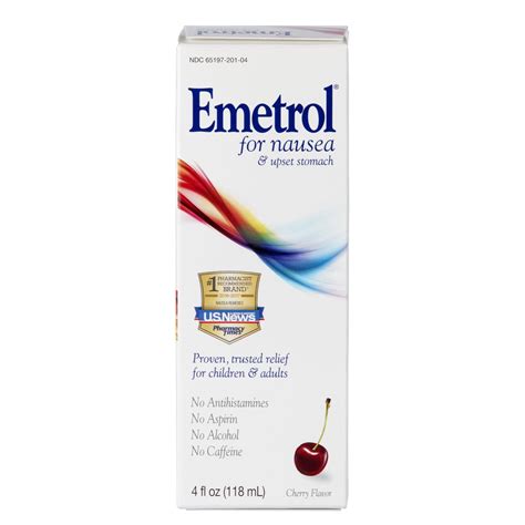 Emetrol Nausea and Upset Stomach Relief Liquid Medication, Cherry - 4 oz. - Walmart.com