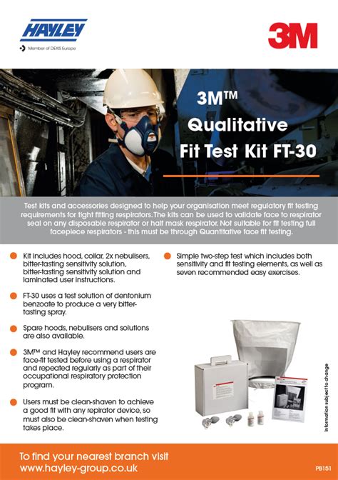 3M Qualitative Fit Test Kit FT-30 | Hayley Group