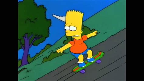 Bart Simpson Skateboarding Gif - cleverdas