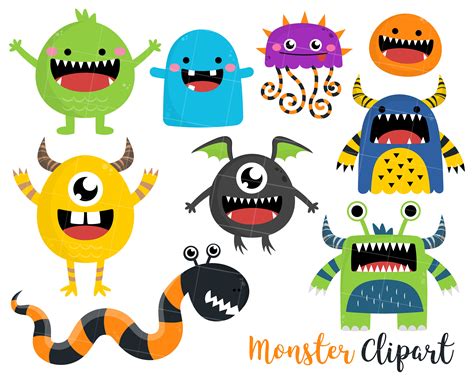 Cute Monster Clipart
