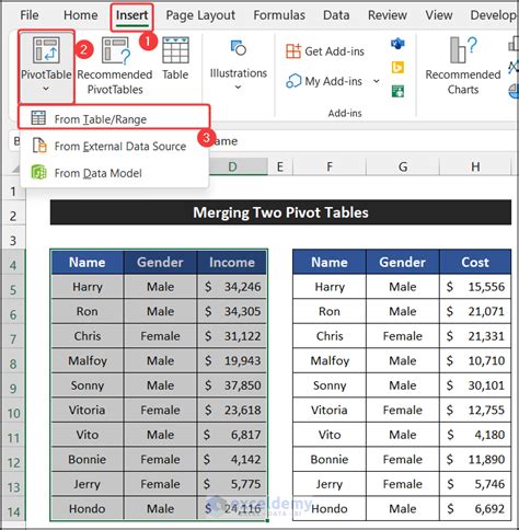 How to Merge Two Pivot Tables in Excel (with Quick Steps)