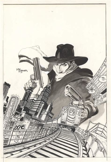 Giant-Size Geek: The Shadow #1 original art cover by Michael Kaluta