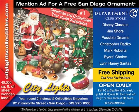 City Lights is a Year Round Christmas Store - SAN DIEGAN