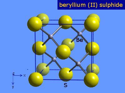 WebElements Periodic Table » Beryllium » beryllium sulphide