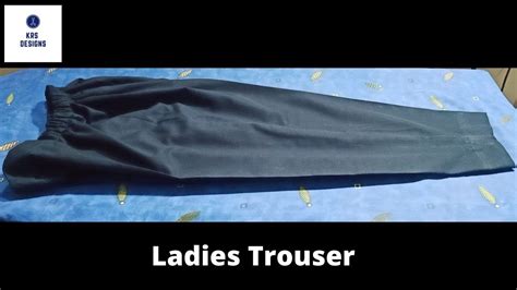 Ladies Trouser || Women Trouser Cutting and Stitching || Trouser Ki Cutting - YouTube