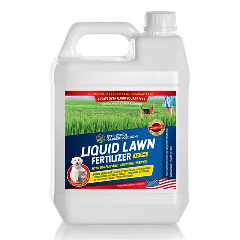 Liquid Lawn Fertilizer Concentrate 10-2-4 NPK - Eco Living Solutions ...