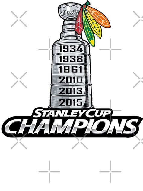 "Chicago BlackHawks Stanley Cup Champions" Stickers by N7VulcanRaven ...