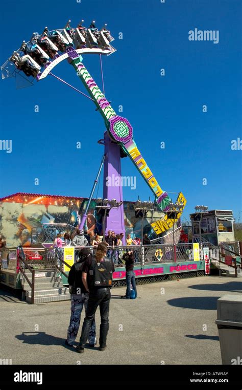 the extreme ride at flambards theme park near helston,cornwall,england ...