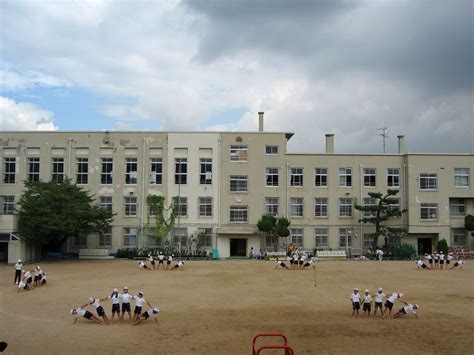 Japanese school building